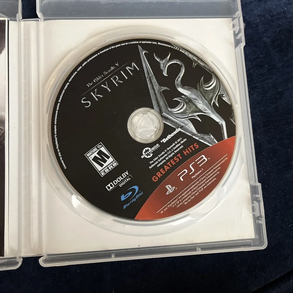 The Elder Scrolls V Skyrim Sony PlayStation 3 PS3 Greatest Hits CIB BLUS-30778